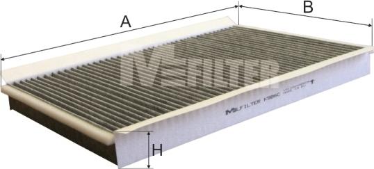 Mfilter K 986C - Фільтр, повітря у внутрішній простір avtolavka.club