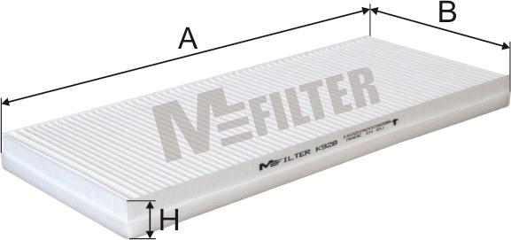 Mfilter K 928 - Фільтр, повітря у внутрішній простір avtolavka.club