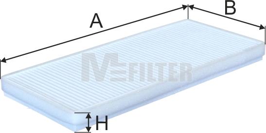 Mfilter K 922 - Фільтр, повітря у внутрішній простір avtolavka.club