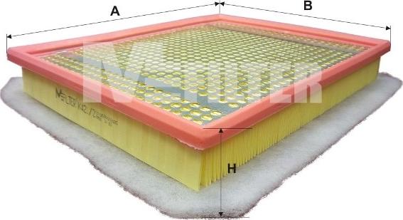 Mfilter K 421/2 - Повітряний фільтр avtolavka.club