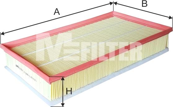 Mfilter K 7096/1 - Повітряний фільтр avtolavka.club