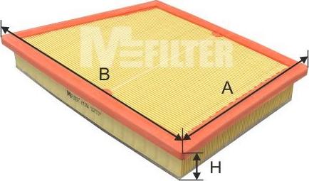 Mfilter K 7154 - Повітряний фільтр avtolavka.club