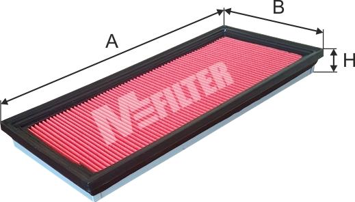 Mfilter K 7113 - Повітряний фільтр avtolavka.club