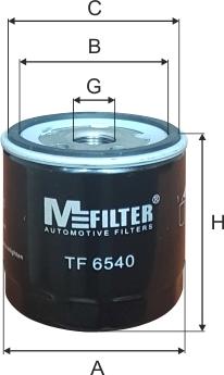 Mfilter TF 6540 - Масляний фільтр avtolavka.club