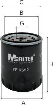 Mfilter TF 6552 - Масляний фільтр avtolavka.club