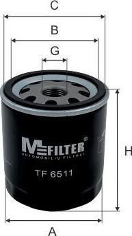 Mfilter TF 6511 - Масляний фільтр avtolavka.club