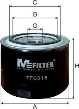 Mfilter TF6518 - Масляний фільтр avtolavka.club