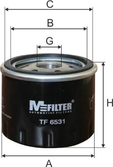 Mfilter TF 6531 - Масляний фільтр avtolavka.club