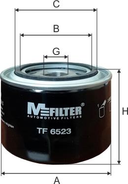 Mfilter TF 6523 - Масляний фільтр avtolavka.club