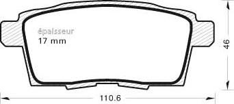 Valeo 604110 - Гальмівні колодки, дискові гальма avtolavka.club