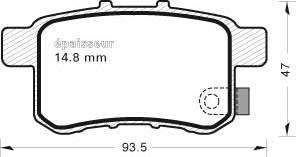 MGA 979 - Гальмівні колодки, дискові гальма avtolavka.club