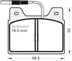 ACDelco 171-1037 - Гальмівні колодки, дискові гальма avtolavka.club