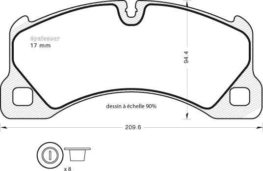 BOSCH 0986494912 - Гальмівні колодки, дискові гальма avtolavka.club