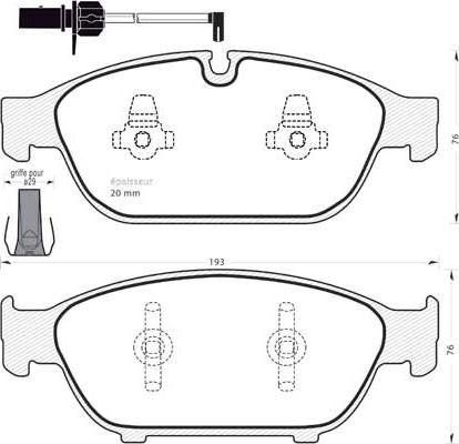 AUDI 8R0698151AF - Гальмівні колодки, дискові гальма avtolavka.club