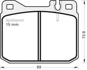 HELLA 8DB 355 005-461 - Гальмівні колодки, дискові гальма avtolavka.club