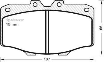 Magneti Marelli PF0984 - Гальмівні колодки, дискові гальма avtolavka.club