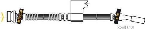MGA F5552 - Гальмівний шланг avtolavka.club