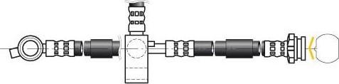MGA F5357 - Гальмівний шланг avtolavka.club