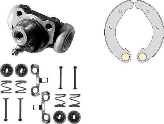 MGA K501915 - Комплект гальм, барабанний механізм avtolavka.club
