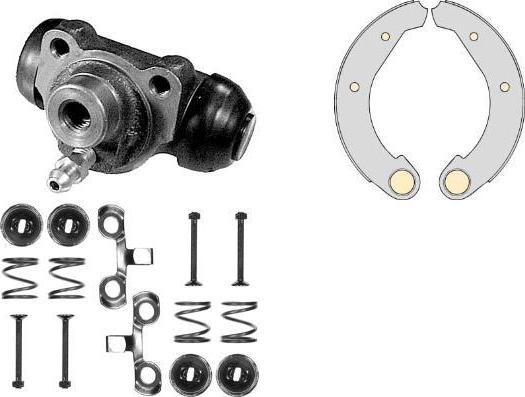 MGA K501910 - Комплект гальм, барабанний механізм avtolavka.club