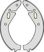 MGA M709 - Комплект гальм, барабанний механізм avtolavka.club