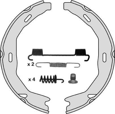 MGA M869R - Комплект гальм, ручник, парковка avtolavka.club