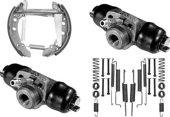 MGA PM585550 - Комплект гальм, барабанний механізм avtolavka.club