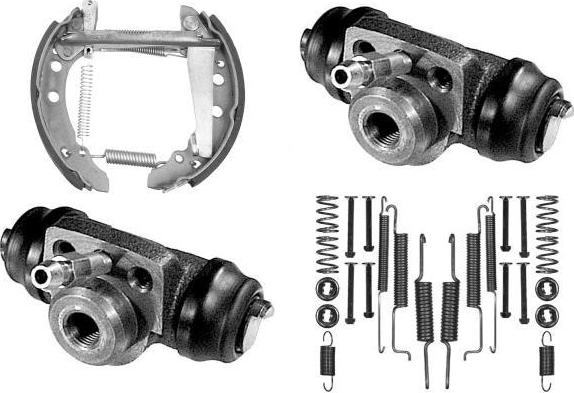 MGA PM585552 - Комплект гальм, барабанний механізм avtolavka.club