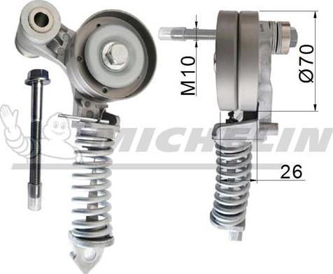 MICHELIN EngineParts SMAMP04341 - Натягувач ременя, клинові зуб. avtolavka.club