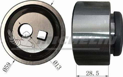 MICHELIN EngineParts SMAMP13003 - Натяжна ролик, ремінь ГРМ avtolavka.club