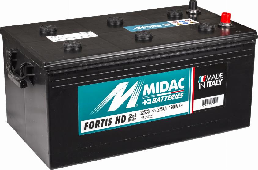 MIDAC 225CS - Стартерна акумуляторна батарея, АКБ avtolavka.club