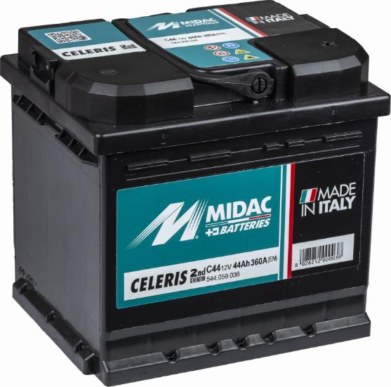 MIDAC C40 - Стартерна акумуляторна батарея, АКБ avtolavka.club
