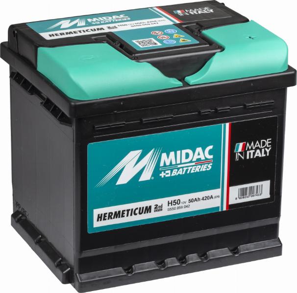 MIDAC H55 - Стартерна акумуляторна батарея, АКБ avtolavka.club