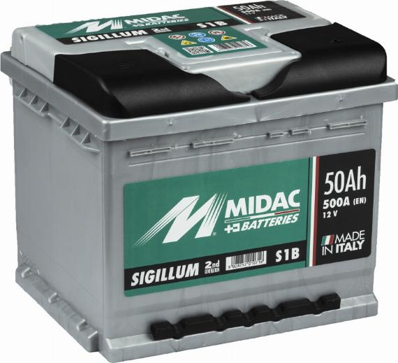 MIDAC S1B - Стартерна акумуляторна батарея, АКБ avtolavka.club