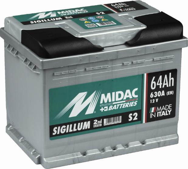 MIDAC S2 - Стартерна акумуляторна батарея, АКБ avtolavka.club