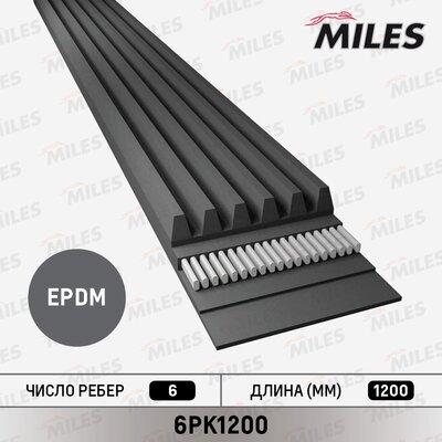 Miles 6PK1200 - Поліклиновий ремінь avtolavka.club