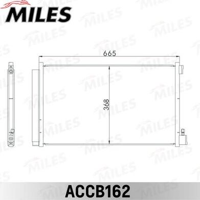 Miles ACCB162 - Конденсатор, кондиціонер avtolavka.club