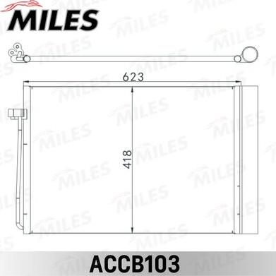 Miles ACCB103 - Конденсатор, кондиціонер avtolavka.club