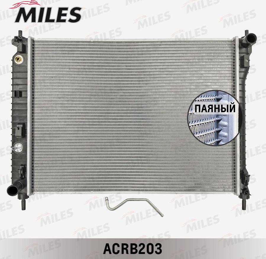 Miles ACRB203 - Радіатор, охолодження двигуна avtolavka.club