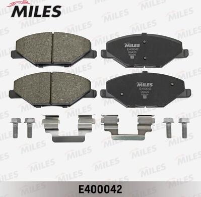 Miles E400042 - Гальмівні колодки, дискові гальма avtolavka.club