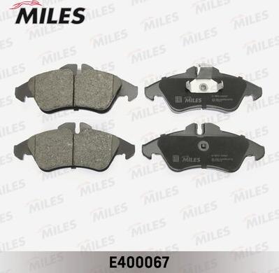 Miles E400067 - Гальмівні колодки, дискові гальма avtolavka.club