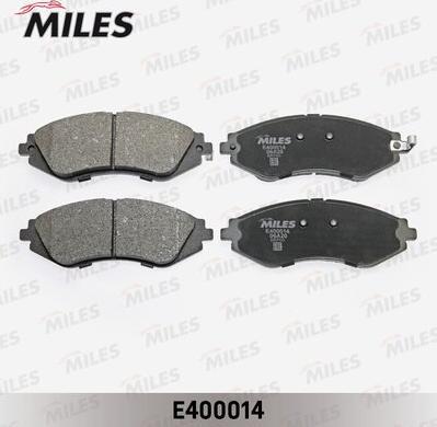 Miles E400014 - Гальмівні колодки, дискові гальма avtolavka.club