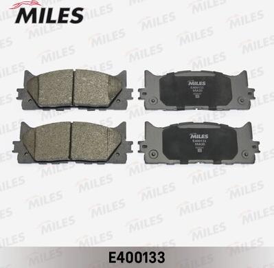 Miles E400133 - Гальмівні колодки, дискові гальма avtolavka.club