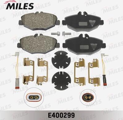 Miles E400299 - Гальмівні колодки, дискові гальма avtolavka.club