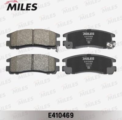 Miles E410469 - Гальмівні колодки, дискові гальма avtolavka.club