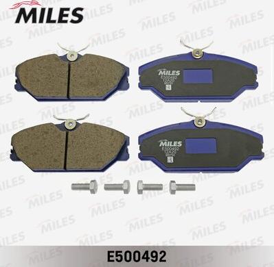 Miles E500492 - Гальмівні колодки, дискові гальма avtolavka.club