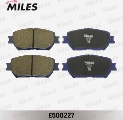 Miles E500227 - Гальмівні колодки, дискові гальма avtolavka.club