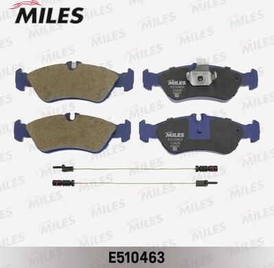 Miles E510463 - Гальмівні колодки, дискові гальма avtolavka.club