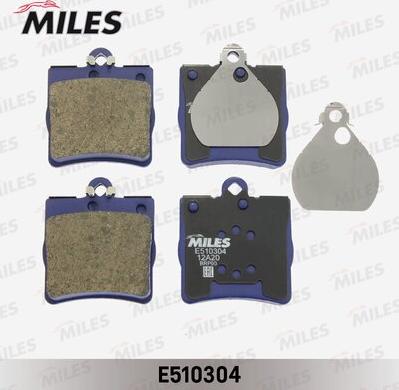 Miles E510304 - Гальмівні колодки, дискові гальма avtolavka.club