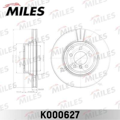 Miles K000627 - Гальмівний диск avtolavka.club